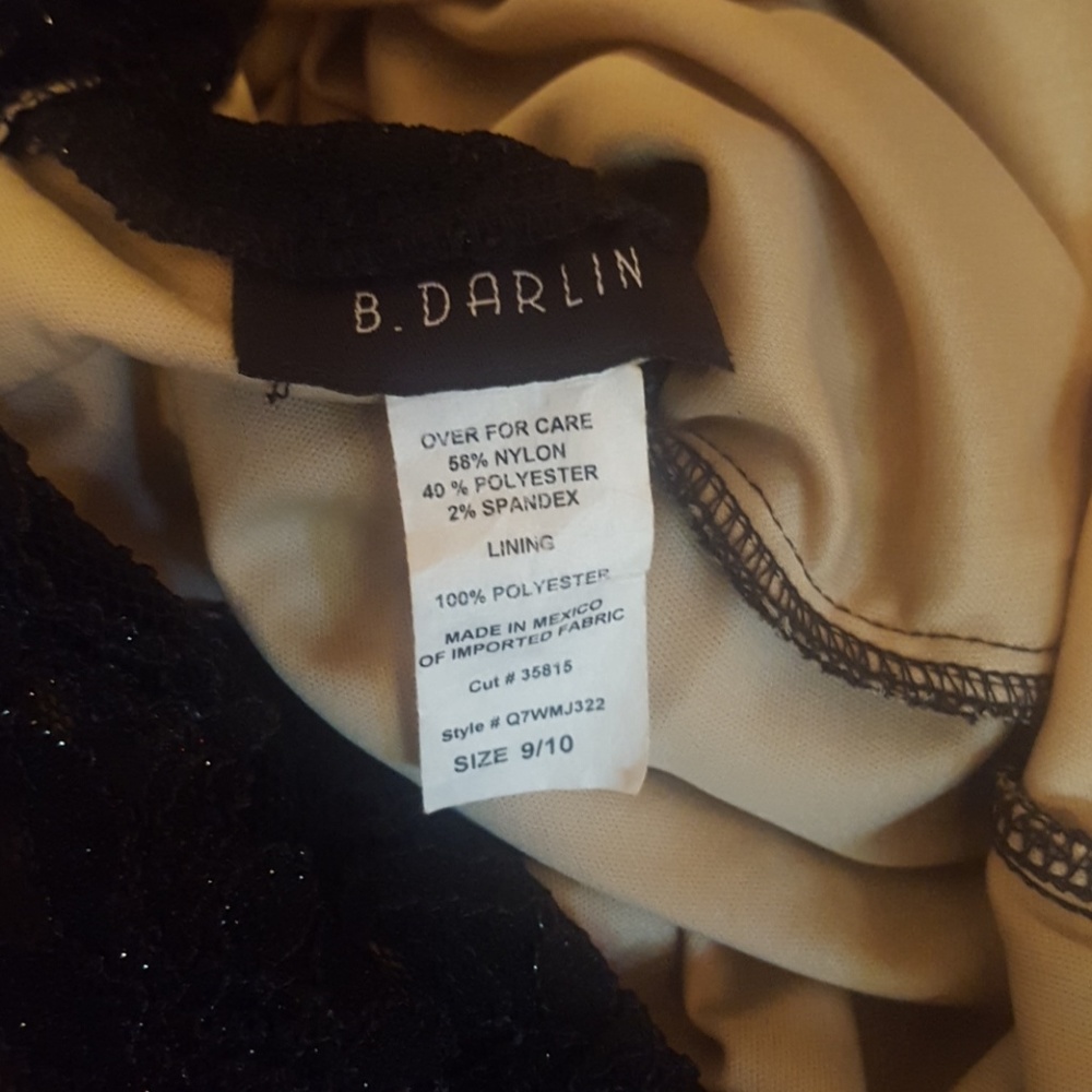 Lacy party dress evening NWT black - Picture 4 of 4